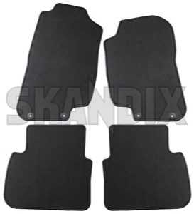 Floor accessory mats Textile black consists of 4 pieces 12780207 (1032459) - Saab 9-5 (-2010) - floor accessory mats textile black consists of 4 pieces Genuine 4 black cloth consists drive fabric fleece for four hand left lefthand left hand lefthanddrive lhd of pieces textile vehicles woven