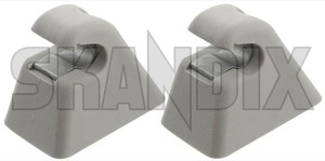 Clip, Sunvisor Kit 4369088 (1032473) - Saab 900 (1994-) - clip sunvisor kit Genuine grey kit