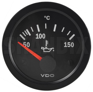 Gauge, oil temperature System VDO  (1032568) - universal  - additional display additional instrument control indicator gauge oil temperature system vdo gt instrument vdo VDO ˚c 12 12v 150 50 52 52mm mm system v vdo
