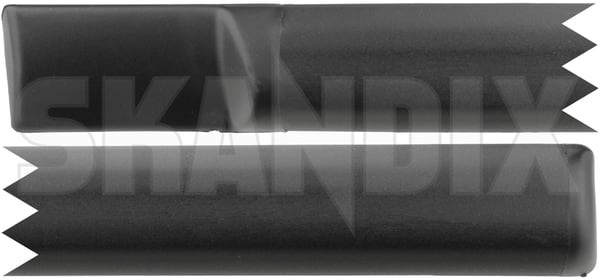 Trim moulding, Door front left 4241014 (1032612) - Saab 9-3 (-2003), 900 (1994-) - Keywords: molding moulding trim moulding door front left Genuine black clip front left with