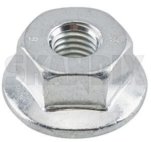 Nut with Collar with metric Thread M10 31109210 (1032632) - Volvo universal - nut with collar with metric thread m10 Genuine 21 collar hexagon m10 metric outer thread with