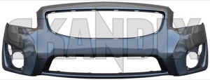 Bumper cover front painted titanium 39803623 (1032701) - Volvo C30 - bumper cover front painted titanium Genuine 455 cleaning for front headlights high painted pressure titanium vehicles with