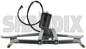 Wiper motor for Windscreen 671724 (1032746) - Volvo 120, 130, 220, P1800, P1800ES - 1800e p1800e wiper motor for windscreen wipers skandix SKANDIX cleaning electrolux exchange for linkage linkage  mechanism old part part part  refurbished shape style system type used window windscreen wiper with
