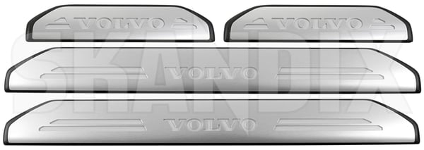 Sill plate with Illumination Kit 30790156 (1032751) - Volvo XC60 (-2017) - Keywords: sill plate with illumination kit Genuine cable illumination kit volvo with without