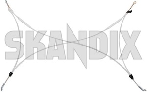 SKANDIX Shop Saab Ersatzteile: Seilzug, Sitz Beifahrersitz für