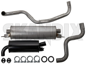 Exhaust system from Downpipe 273646 (1033205) - Volvo 200 - exhaust system from downpipe Own-label addon add on downpipe from material steel with