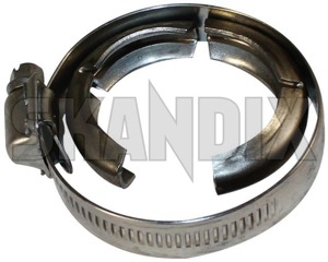 Pipe clamp, exhaust system 30640843 (1033252) - Volvo C30, C70 (2006-), S40, V50 (2004-), S60 (-2009), S80 (2007-), S80 (-2006), V70 P26, XC70 (2001-2007), V70, XC70 (2008-), XC60 (-2017), XC90 (-2014) - pipe clamp exhaust system Own-label egr exhaust gas profile recirculation v vbandclamp v band clamp vprofile