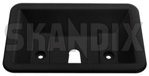 Handle, Trunk panel black 678380 (1033294) - Volvo 140, 200 - handle trunk panel black Genuine black cover cover  lid trunk