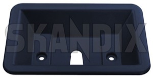 Handle, Trunk panel blue 1246122 (1033295) - Volvo 200 - handle trunk panel blue Genuine blue cover cover  hollow lid trunk