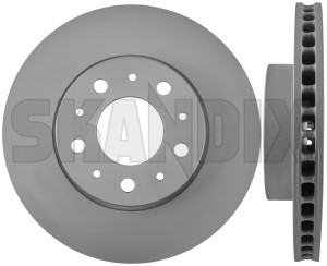 Brake disc Front axle 31262209 (1033355) - Volvo 700, 900 - brake disc front axle brake rotor brakerotors rotors ate ATE 2 280 280mm abs additional axle for front info info  mm note pieces please vehicles with