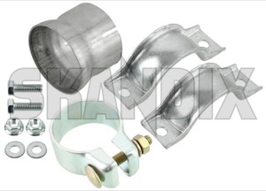 Flange, Exhaust pipe Kit  (1033357) - Volvo 850, S70, V70 (-2000) - flange exhaust pipe kit Own-label kit silencer