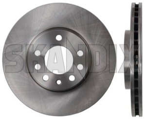 Brake disc Front axle internally vented 93171497 (1033452) - Saab 9-3 (2003-) - brake disc front axle internally vented brake rotor brakerotors rotors Own-label 15 15inch 2 285 285mm aa additional axle front inch info info  internally mm note pieces please vented
