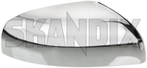 SKANDIX Shop Volvo Ersatzteile: Abdeckkappe, Außenspiegel rechts silber  metallic 39998692 (1080742)