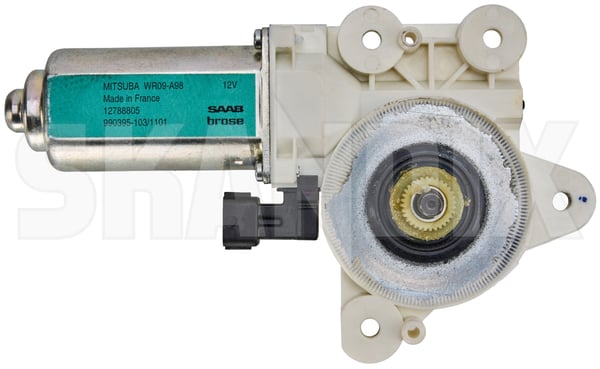 Elektromotor, Fensterheber hinten links 12788805 (1033990) - Saab 9-3 (2003-) - Keywords: 93 93 9 3 cabriolet elektromotor fensterheber hinten links elektromotoren estate fensterheberelektromotor fensterhebermotor fensterscheibenheber kombi limousine motoren scheibenheber scheibenheberelektromotor scheibenhebermotor sedan stufenheck wagon Original hinten hinterer linker links