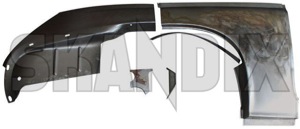 Repair panel, Wheel arch rear left  (1034107) - Volvo PV - body parts body repair fender panel repair panel wheel arch rear left repair sheet metal repairpanel rustparts table sheet tablesheet wheelarch wing Own-label front left rear section