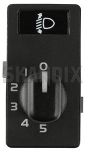 Switch, Headlight range adjustment 3515104 (1034554) - Volvo 700, 900 - buttons push buttons snaps switch headlight range adjustment Genuine 