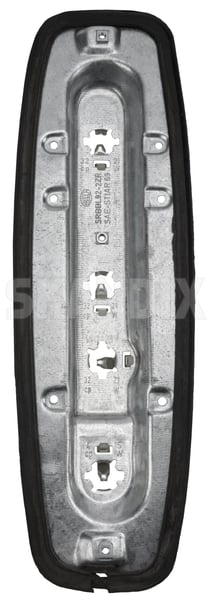 Bulb holder, Combination taillight left 680485 (1035296) - Volvo 140, 200 - Keywords: bulb holder combination taillight left Genuine left