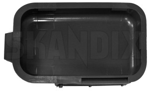 Door handle recess front right rear right black 680663 (1035298) - Volvo 140, 164, 200 - armrestrecess door handle recess front right rear right black doorgriprecess dooropenerrecess doorpanelrecess grip recess inside door puller Genuine black front rear right