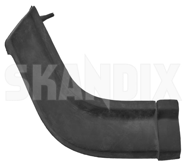 Rubber pad Bumper rear left USA Canada 1213643 (1035553) - Volvo 140, 164 - Keywords: rubber pad bumper rear left usa canada skirts Genuine bumper canada left rear usa