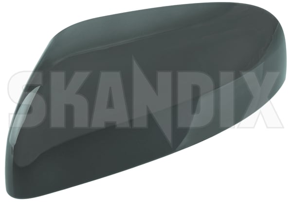 Cover cap, Outside mirror right mistral green metallic 39979068 (1035697) - Volvo S60 (-2009), S80 (-2006), V70 P26 (2001-2007) - Keywords: cover cap outside mirror right mistral green metallic mirrorblinds mirrorcovers Genuine 449 electronically foldable green metallic mistral not painted right