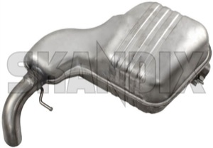 Rear Silencer 8671379 (1035944) - Volvo S80 (-2006) - end silencer rear silencer Genuine allwheel all wheel clamp drive hidden pipe tailpipe with