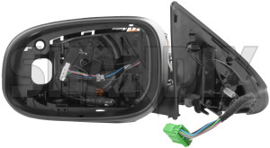 Outside mirror left 30745060 (1036164) - Volvo S60 (-2009), V70 P26 (2001-2007) - outside mirror left Genuine actuator adjustment cap cover covering electric electronically foldable folding for glass heatable indicator left lens light memory mirror motor outside with without