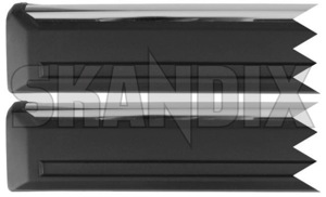 Trim moulding, Door Passengers side 1358857 (1036257) - Volvo 700, 900 - molding moulding trim moulding door passengers side Genuine addon add on black chrome material passengers side trim with