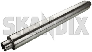SKANDIX Shop Universalteile: Schalldämpfer, universal Edelstahl rund  (1036267)