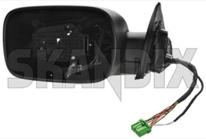 Outside mirror left 30634936 (1036628) - Volvo XC70 (2001-2007) - outside mirror left Genuine actuator adjustment cap cover covering electric electronically foldable for glass heatable left lens light memory mirror not outside with without