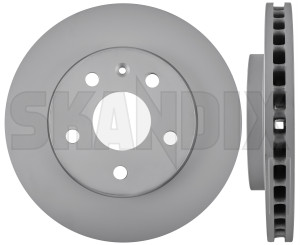 Brake disc Front axle internally vented 13579147 (1036814) - Saab 9-5 (2010-) - brake disc front axle internally vented brake rotor brakerotors rotors zimmermann Zimmermann 16 16inch 296 296mm aa af axle front in inch internally mm only pairs vented
