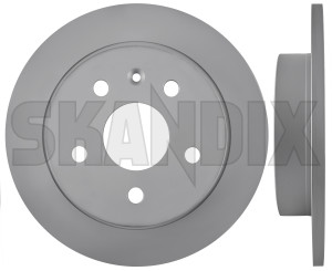 Brake disc Rear axle non vented 13502198 (1036826) - Saab 9-5 (2010-) - brake disc rear axle non vented brake rotor brakerotors rotors zimmermann Zimmermann 16 16inch 292 292mm axle bd in inch mm non only pairs rear solid vented