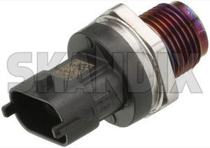 Sensor, Fuel pressure 31216319 (1036853) - Volvo C30, C70 (2006-), S40, V50 (2004-), S60 (-2009), S80 (2007-), V70 P26 (2001-2007), V70, XC70 (2008-), XC60 (-2017), XC70 (2001-2007), XC90 (-2014) - rail pressure sensor railpressure sensor sensor fuel pressure Own-label diesel distribution fuel pipe