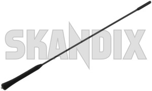 Aerial stick  (1036890) - universal ohne Classic - aerial rod aerial stick antenna Own-label 400 400mm black fiberglass m5 metric mm stehbolzen thread with