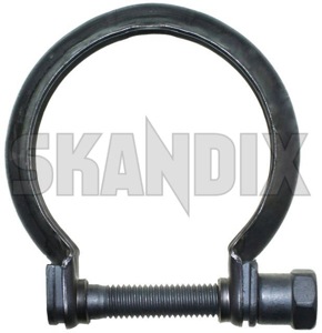 Pipe clamp, exhaust system 31422331 (1037014) - Volvo C30, C70 (2006-), S40, V50 (2004-), S60 (2011-2018), S80 (2007-), V40 (2013-), V40 CC, V60 (2011-2018), V70 (2008-) - pipe clamp exhaust system Own-label charger filter particle profile turbo v vbandclamp v band clamp vprofile