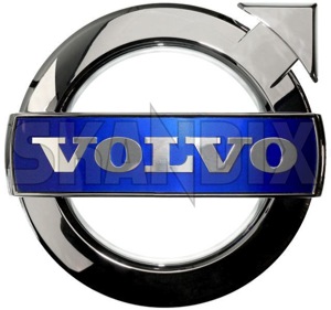 Emblem Radiator grill 31383030 (1037032) - Volvo S60 (2011-2018), V60 (2011-2018), XC60 (-2017) - badges emblem radiator grill Genuine 142 142mm chromed for glossy grill mm rdesign r design radiator vehicles without