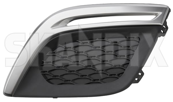 Cover, Bumper front left 31290432 (1037038) - Volvo XC60 (-2017) - Keywords: cover bumper front left skirts Genuine assistance for front left model parking rdesign r design vehicles without