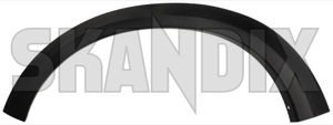Fender attachment front left black 31283104 (1037534) - Volvo XC70 (2008-) - broadening butt edge fender attachment front left black fender flares mudguard molding mudguards trims wheel arch edges wheel arch trims wheel rails wheel trims wheelarch Genuine black front left material plastic synthetic
