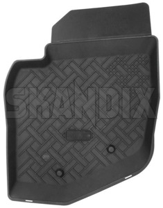 Floor accessory mat, single front left  (1037715) - Volvo S60 (-2009), S80 (-2006), V70 P26, XC70 (2001-2007) - floor accessory mat single front left rensi Rensi bowl drive for front hand left lefthand left hand lefthanddrive lhd mat vehicles