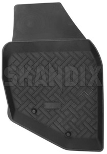 Floor accessory mat, single front right  (1037716) - Volvo S60 (-2009), S80 (-2006), V70 P26, XC70 (2001-2007) - floor accessory mat single front right rensi Rensi bowl drive for front hand left lefthand left hand lefthanddrive lhd mat right vehicles