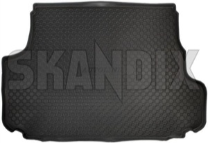 Trunk mat black-grey Synthetic material  (1037722) - Volvo 850, V70 (-2000), V70 XC (-2000) - trunk mat black grey synthetic material trunk mat blackgrey synthetic material Own-label blackgrey black grey bowl mat material plastic synthetic