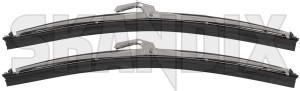 Wiper blade for Windscreen chrome Kit for both sides  (1037938) - Saab 95, 96 - wiper blade for windscreen chrome kit for both sides wipers Own-label both chrome cleaning drivers for kit left passengers right side sides window windscreen