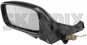 Outside mirror left 1325896 (1037958) - Volvo 700 - outside mirror left Own-label adjustment convex for glass left manual mirror with