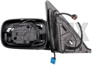 Outside mirror left 30744586 (1038029) - Volvo S40, V50 (2004-) - outside mirror left Genuine actuator adjustment cap cover covering electric electronically foldable for glass heatable indicator left lens light memory mirror not outside with without