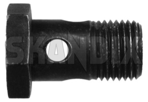 Hollow screw Pressure hose, Steering system 5125448 (1038167) - Saab 9-5 (-2010) - hollow screw pressure hose steering system Genuine hose hose  pressure steering system
