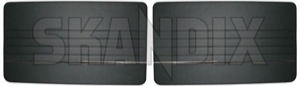 Interior door panel black Kit for both sides  (1038258) - Volvo PV - covering covers door cards interior door panel black kit for both sides upholstery Own-label 53 511 53511 53 511 black both drivers for kit left passengers right side sides