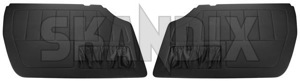 Interior door panel black Kit for both sides  (1038262) - Volvo P1800, P1800ES - 1800e covering covers door cards interior door panel black kit for both sides p1800e upholstery Own-label black both drivers for kit left passengers right side sides