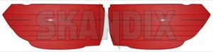 Interior door panel upper red Kit for both sides  (1038264) - Volvo P1800 - 1800e covering covers door cards interior door panel upper red kit for both sides p1800e upholstery Own-label 307 265 307265 307 265 307 500 307500 307 500 317 557 317557 317 557 both drivers for kit left passengers red right side sides upper