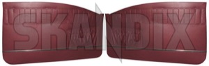 Interior door panel red Kit for both sides  (1038268) - Volvo 120 130 - covering covers door cards interior door panel red kit for both sides upholstery Own-label 429 585 429585 429 585 both drivers for kit left passengers red right side sides