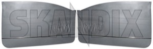 Interior door panel grey Kit for both sides  (1038282) - Volvo 120 130 - covering covers door cards interior door panel grey kit for both sides upholstery Own-label 413 246 413246 413 246 both drivers for grey kit left passengers right side sides