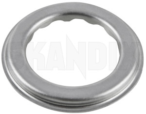 Protecting plate, Radial oil seal Differential 31256728 (1038336) - Volvo C30, C70 (2006-), S40, V50 (2004-), S60 (2011-2018), S80 (2007-), V60 (2011-2018), V70 (2008-), XC60 (-2017) - cap dust cover dustcap dustprotection dustslinger protecting plate radial oil seal differential protection slinger Genuine 